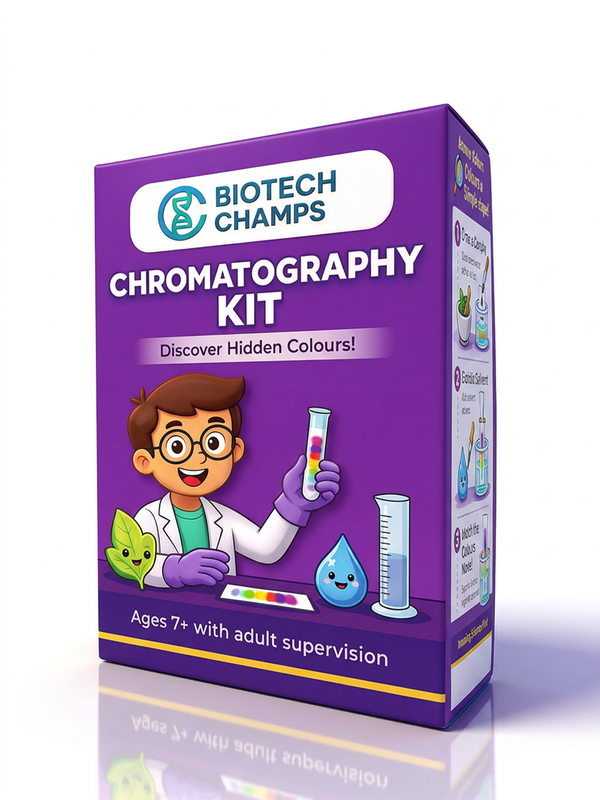 Biotech Champs Chromatography Kit for Kids – DIY Science Experiment Kit (Ages 7+)