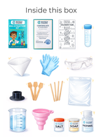 Biotech Champs DNA Extraction Kit for Kids – DIY Science Experiment Kit (Ages 8+)